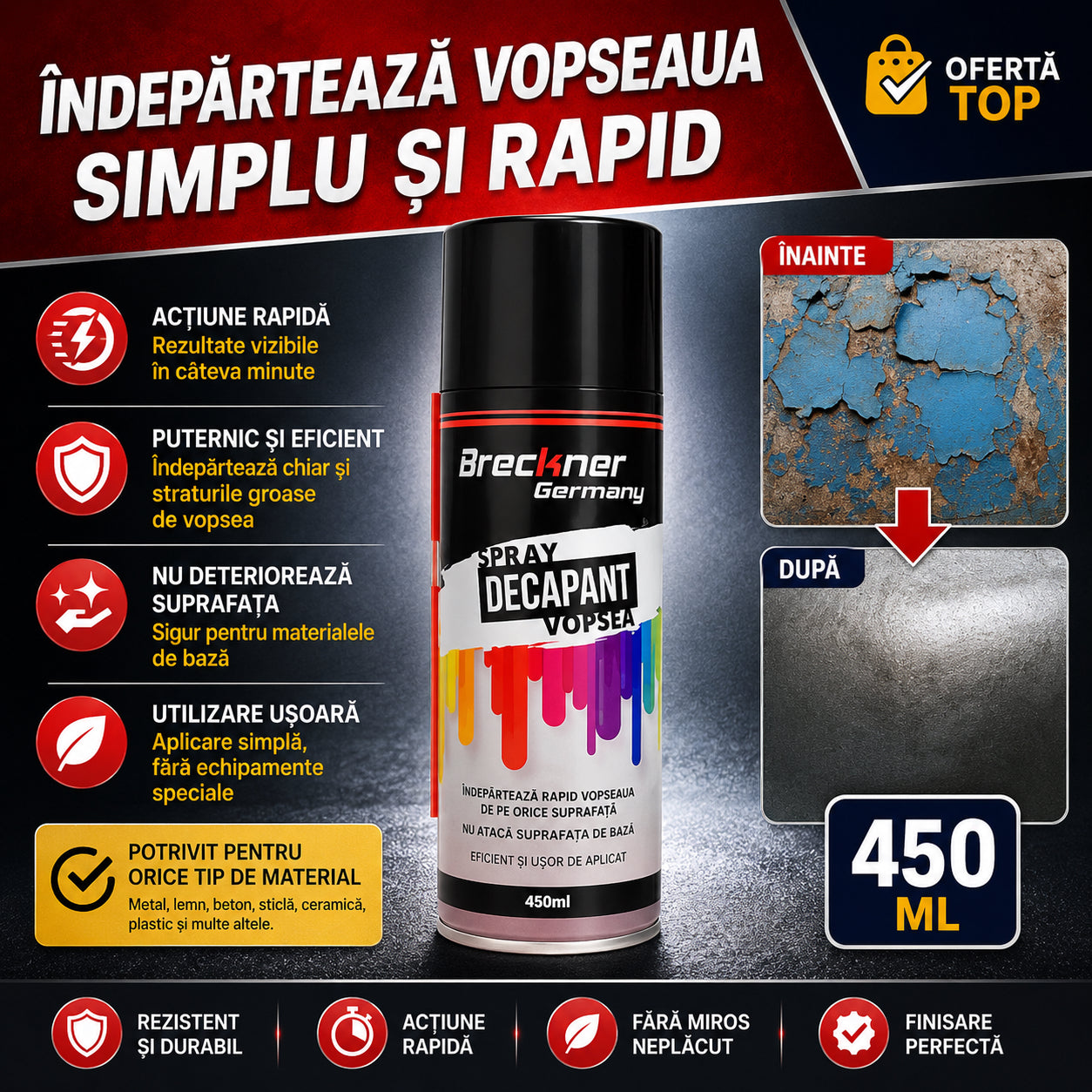Spray Indepartat Vopseaua Instant FerroPro™